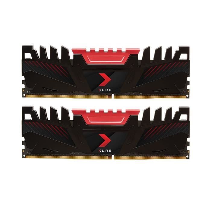 Mémoire RAM - PNY - XLR8 Gaming DIMM DDR4 2666MHz 2x8GB - (MD16GK2D4266616XR)