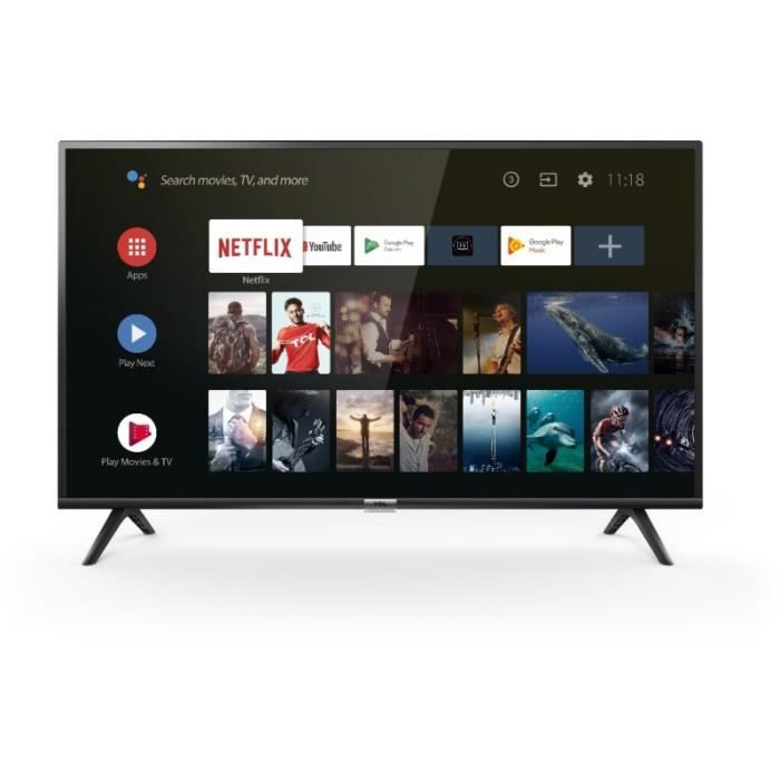 Tv Led Tcl 40es561 Android Tv Televiseur Image Son Televiseur Led Avis Et Prix Pas Cher Cdiscount