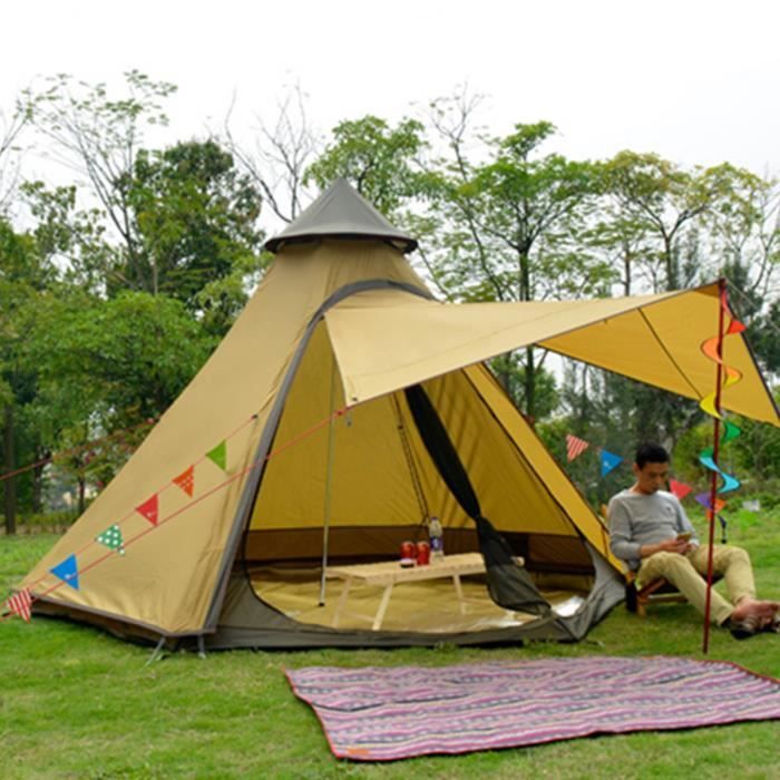 TEMPSA Tente de Camping Tente Indienne Tente Pyramid Légère Imperméable ...