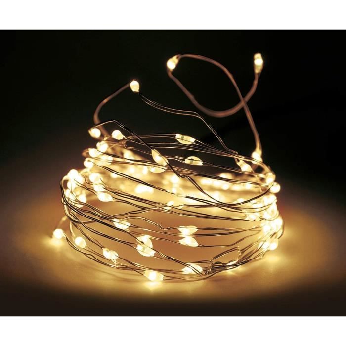 Guirlande Lumineuse LED Lumineo 494712 - 28m, 3000 LED Blanc Chaud - IP44 étanche - Neuf
