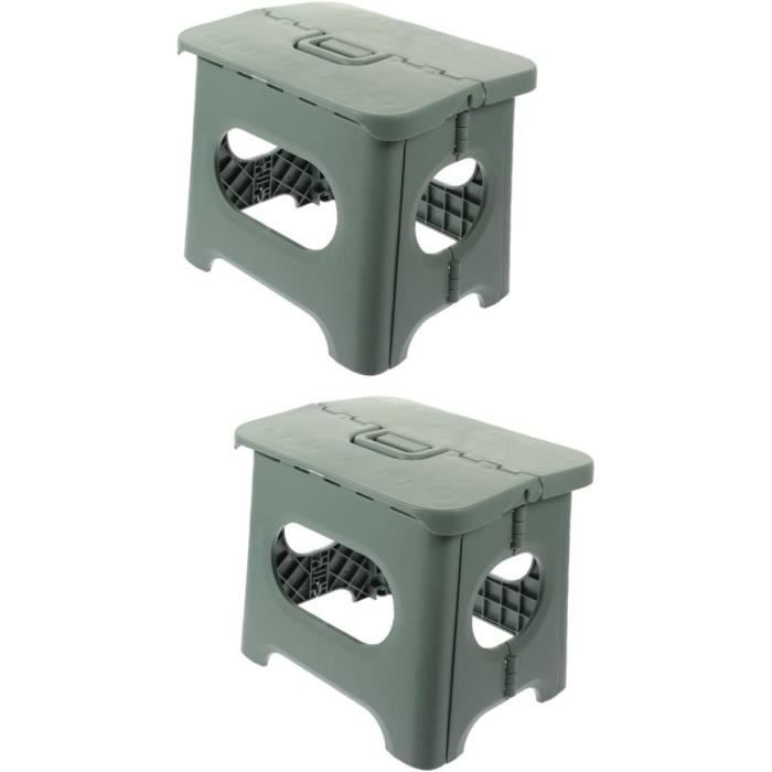 Marche Pied Pliable,Tabouret Pliables Pour Enfant,22cm Plastique Tabourets Portable,Tabouret Pliant Antidérapant Avec Poignée,Léger Et Portable Pour La Cuisine, Salle De Bain