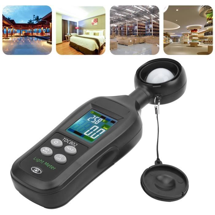Luxmètre Numérique MT-30 - Grand écran LCD, Plage Automatique 0.1-200,000 Lux - Pour Usine, Bureau, école, Mesure D'éclairage