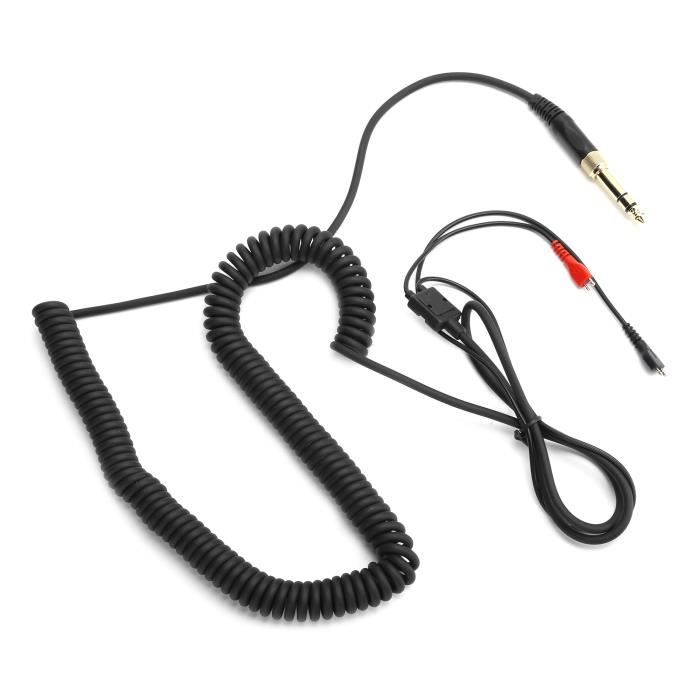 Câble pour casque Final 4,4mm MMCX Silver Coated Cable | Noir et Blanc
