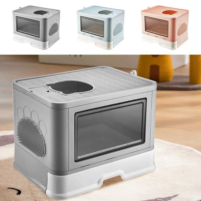 Comparer les prix de Bac à litière - XUANYU - XXL - Facile à nettoyer - Avec tiroir - Grande capacité - Gris