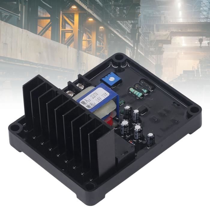 Régulateur De Tension Automatique Pour Générateur - Entrée 380V Sortie 14V - Boîtier ABS Compact - Système D'Excitation - 6