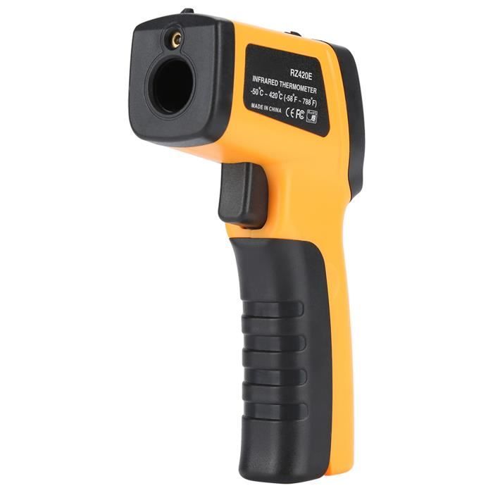 SJLERST Thermometre Infrarouge, Pistolet De Temperature Laser Numerique Sans Contact 58 F A 1112 F 50 C A 600 C Avec Ecran Lcd Hw600 81217407 - 12