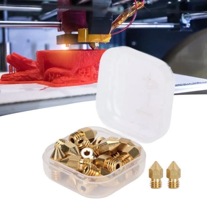 Lot 25 Buses Imprimante 3D MK8 - Laiton Et Acier Inox | Compatible Creality CR-10, Ender 3