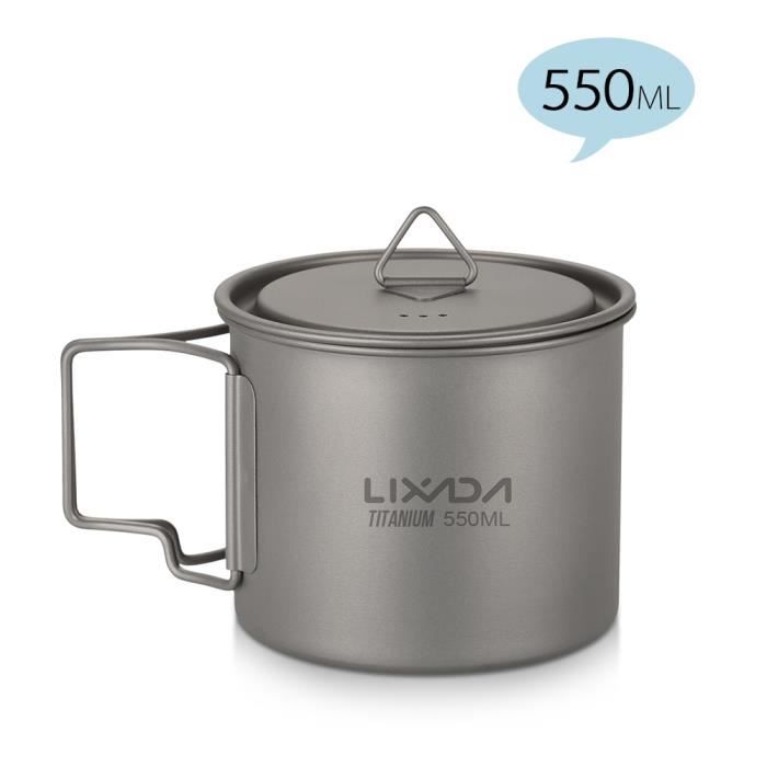 Couvercle De Tasse En Titane Pour Camping - Léger Et Durable - Tailles 80mm à 120mm