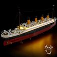 YEABRICKS LED Light pour Lego-10294 Creator Expert Titanic Modele de Blocs de Construction (Ensemble Lego Non Inclus)-1