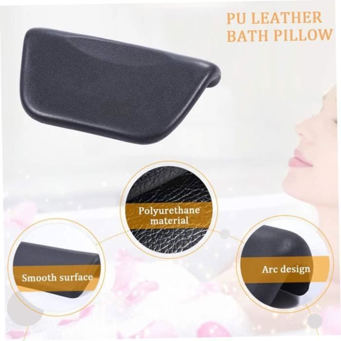 VINGVO Coussin Spa pour Bain Ergonomique Support Tête Dos Cou Épaule