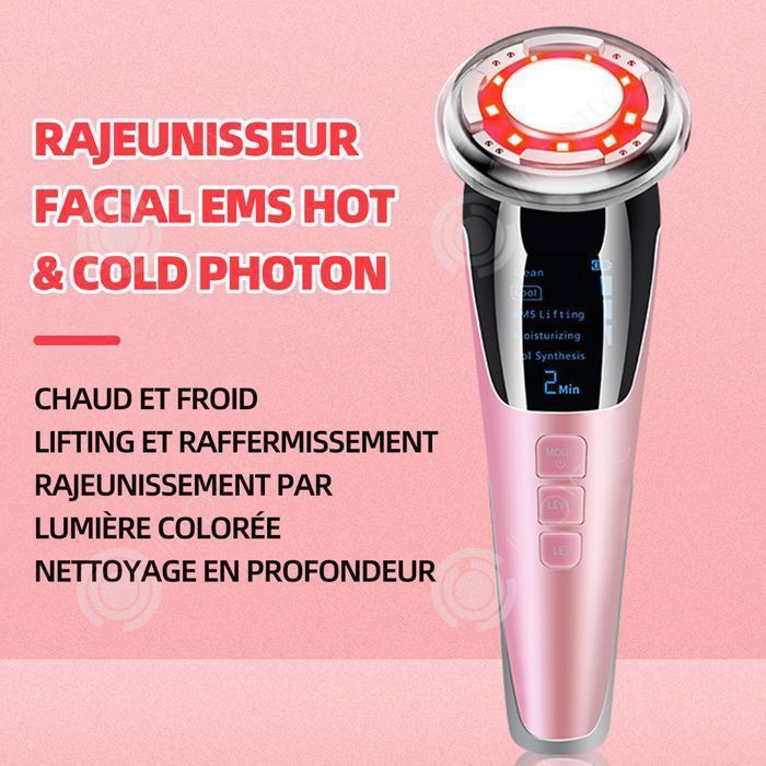 C Appareil anti rides visage 2 en 1 électrique beauté appareils levage — free download