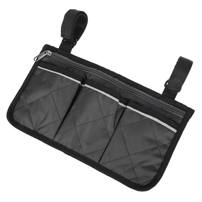 Sac Organisateur Pour Fauteuil Roulant – Accoudoir Réglable, Imperméable, Pratique