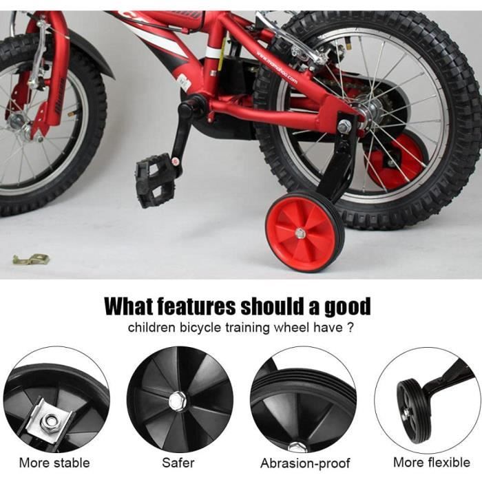 Petite roue velo enfants 16 pouces roulette velo pour velo denfant rouge roue stabilisatrice velo adulte Cdiscount Bricolage