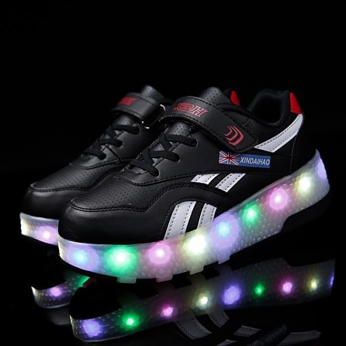 Baskets LED Lumineuses Enfants - Chaussures Clignotantes Garçons Filles Sport Et Mode