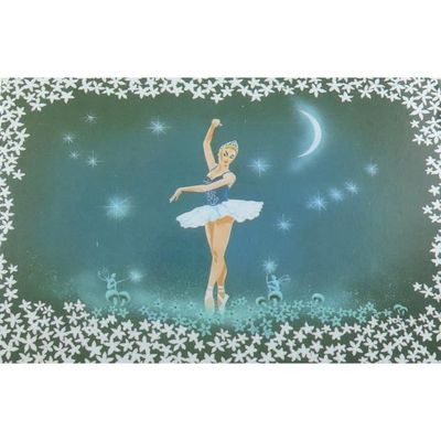 Lutèce Créations Spieluhr Für Mobile – 18-Ton-Federspielwerk, Melodie „Une Chanson Douce“, 11,5x6,8 Cm
