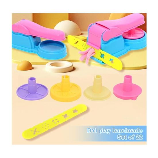 Outils de pâte pour Enfants, Ensemble d'accessoires de pâte à Modeler pour  Enfants, 22 pièces Comprenant des Accessoires de pâte
