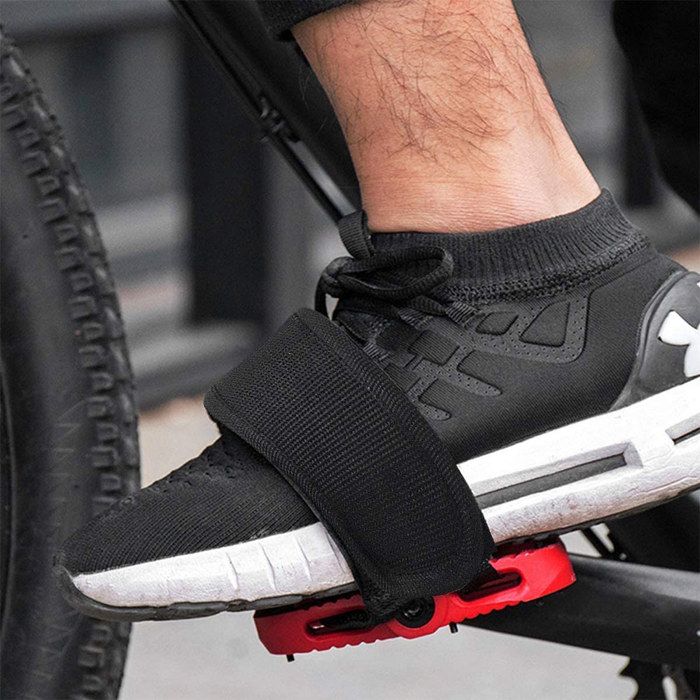 Pédales Vélo Avec Pinces Orteils Et Sangles Antidérapantes - 1 Paire Pour Spin Bike Et VTT