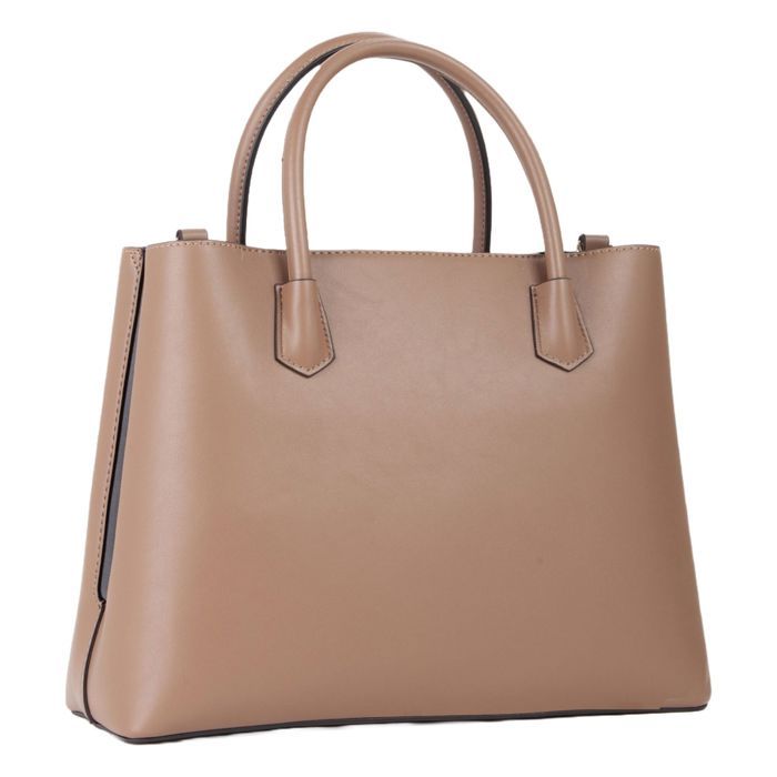 Sac à Main Valentino Faith Re Shopping Bag - Couleur Taupe, 100% Polyuréthane - Neuf Avec étiquettes