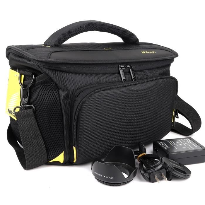 Sac Photo Linpr Imperméable - Pour Appareil Reflex/Numerique - Compartiment Rembourré - Bandoulière Réglable
