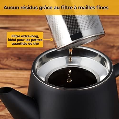 Coffret Dammann – Théière Terre De Dingshu 1,2L – Avec Filtre Terre Et Métal