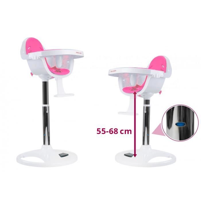 40 Sur Moby System Chaise Haute Pivotante Pour Bebe De 6 Mois A 3 Ans 18 Kg Siege Pivotant 360 4 Reglages Hauteur Repose Pieds Rose Chaises Hautes Et Rehausseurs Achat Prix Fnac