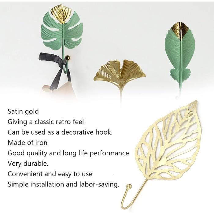 Lot De 8 Crochets Muraux Décoratifs Vintage En Forme De