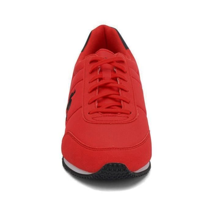 LE COQ SPORTIF Racerone sport 2210202 Rojo granate negro Cdiscount Sport