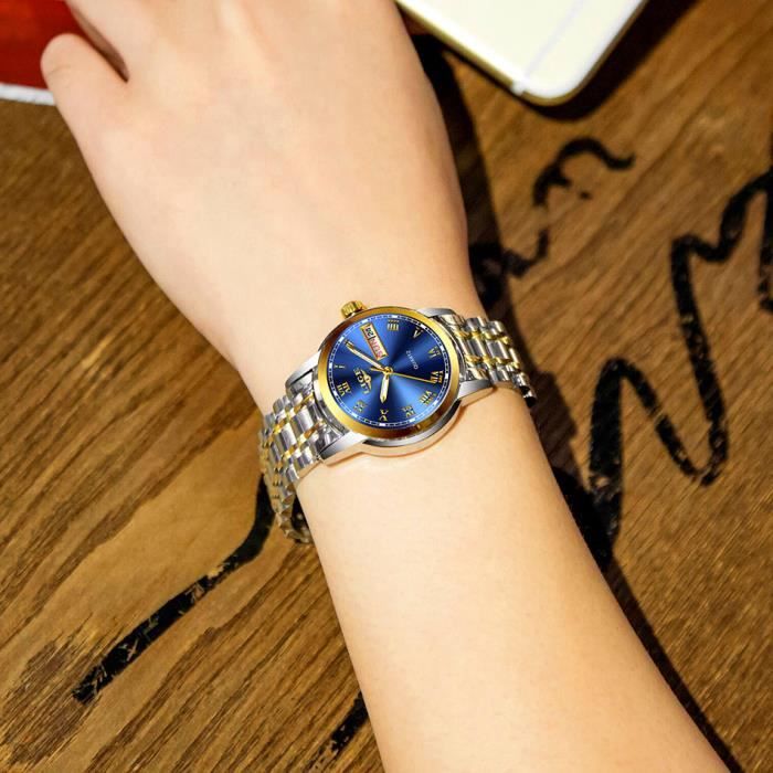 Montre femme avec date 2025