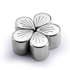 Lot De 8 Glaçons Réutilisables Acier Inoxydable Avec Pince Et Bac - Newk, Sans Dilution Boissons