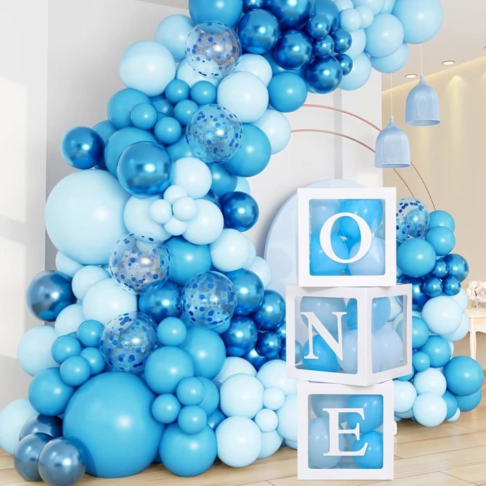 Decoration Anniversaire 1 an Garcon, Bleu Arche Ballon Anniversaire 1 Decoration Anniversaire 1 an Garcon, Bleu Arche Ballon Anniversaire 1