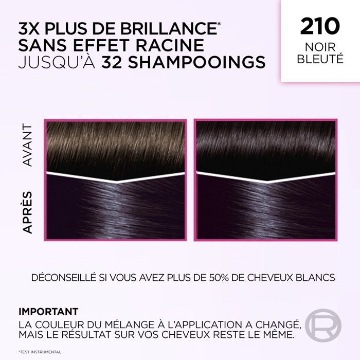 L'Oréal Casting Crème Gloss 210 Noir Bleuté – Haarfärbemittel Ohne Ammoniak