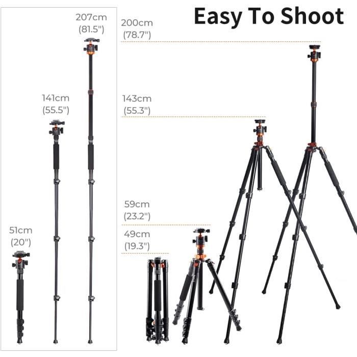 Accessoire Trépied Appareil Photo Colonne Centrale Bras Articulé Photo  Clamp Pince Support Camera Stabilisateur Reflex