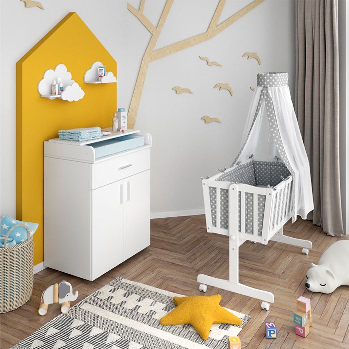 VITALISPA berceau NOAH berceau bascule berceau b b bois blanc