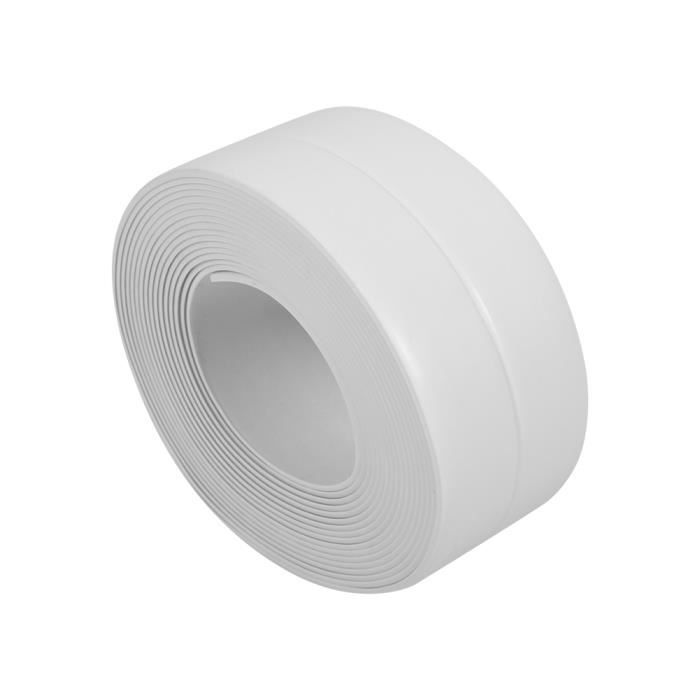 SHOP-STORY - Sealing Strip White 2.2 cm : Rouleau de Joints Adhésifs Cuisine  et Salle de Bain