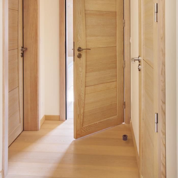 Butoir de porte butée tampon sol à visser en caoutchouc protection mur,  marron - Cdiscount Bricolage