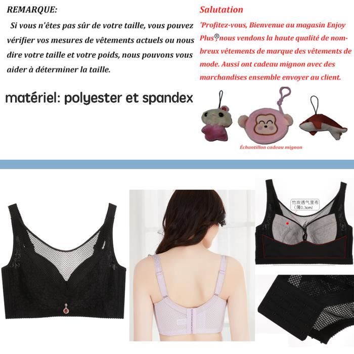 C D E bonnet pour femme soutien gorge grande taille fleur maille fine section sans anneau en acier fronce gris Gris Cdiscount Pret a Porter