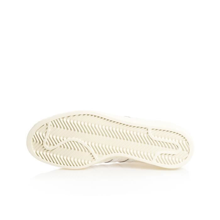 Sneakers ADIDAS Campus Homme Blanc Textile Lacets Blanc
