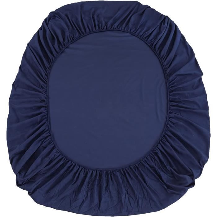 Drap-housse Microfibre 160x200 Cm - Bonnet 35 Cm, élastique Tout Autour, Certifié Oeko-Tex