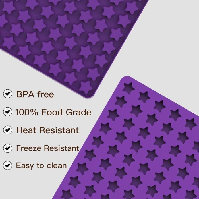 Lot De 2 Tapis De Cuisson Silicone Pour Chien - Formes Griffes Et Os Avec Spatule