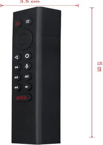 Télécommande de remplacement vocale rétroéclairée pour NVIDIA Shield TV Pro Streaming Media Player télécommande, compatible avec les modèles de série NVIDIA Shield TV 2015/2017/2019