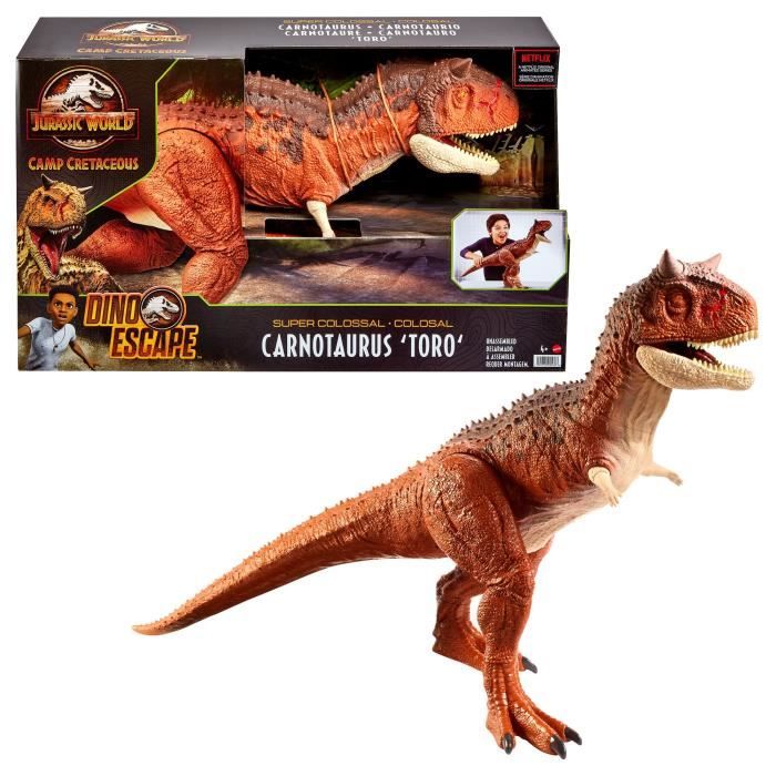 Figurine Dinosaure Carnotaurus Toro Super Colossal Jurassic World MATTEL D s 4 ans Multicolore