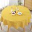 Nappe Ronde En Polyester Avec Imprime Floral Moderne Pour Mariage Restaurant Et Fete 150 Cm Jaune E Size Jaune Bcd15533 Achat Vente Nappe De Table Cdiscount