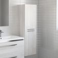 Colonne Suspendue Reversible Beop Aspect Chene Blanchi 120 Cm