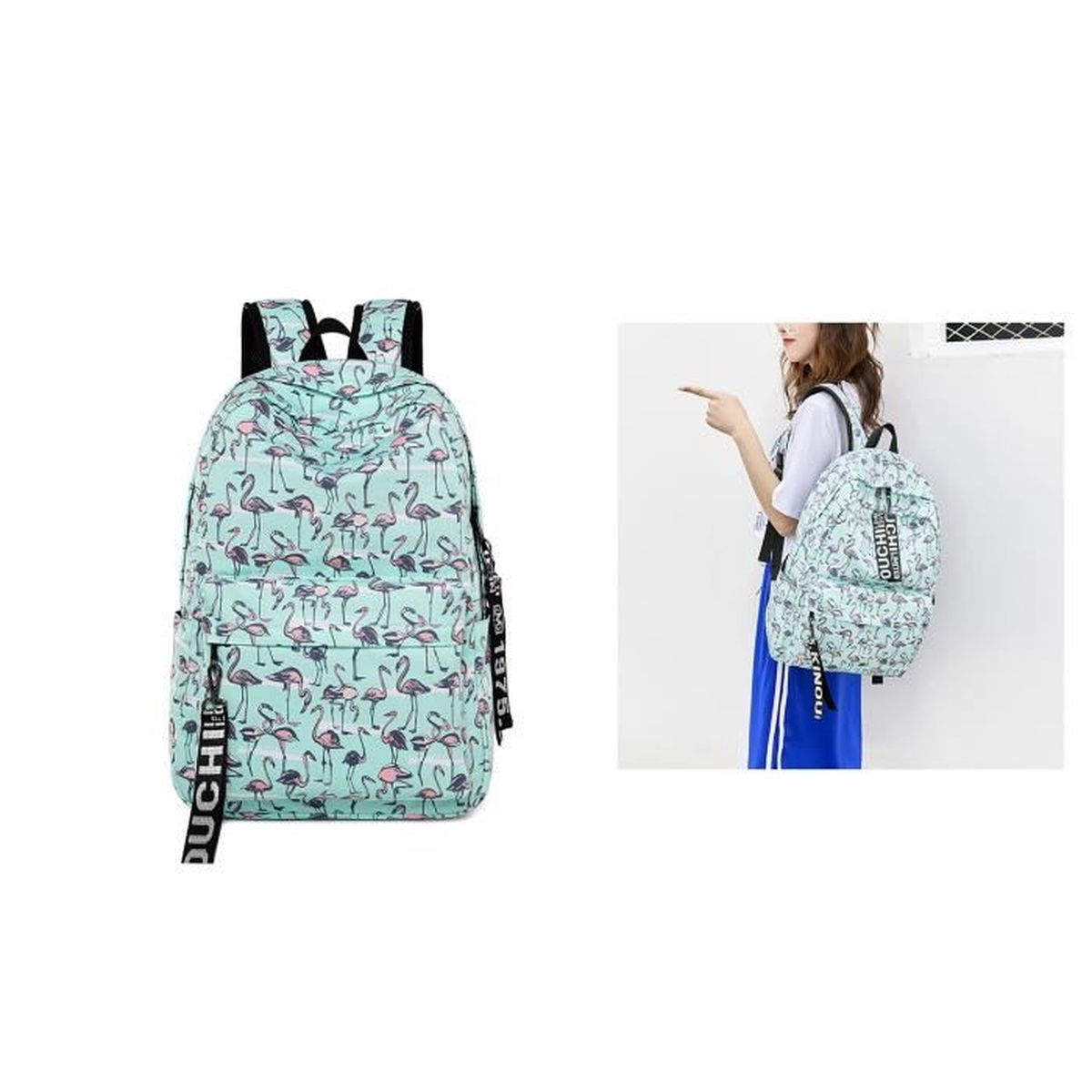 Sac à Dos Lycée Imperméable - 43x28x12 Cm, 14 L, Compartiment PC 14 Pouces - Fille Et Garçon