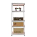 AREBOS Étagère Charge Lourde | 875 kg Capacité Totale | 180 x 75 x 45 cm | Métal galvanisé et Panneau de Fibre de Bois MDF