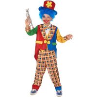 Déguisement clown joyeux enfant - S 4-6 ans - Multicolore