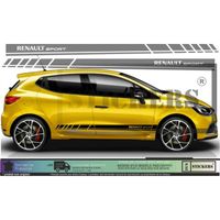 Renault sport racing RS bandes - NOIR - Kit Complet - Tuning Sticker Autocollant Graphic Decals