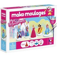 Kit de moulage Mes Princesses - MAKO MOULAGES - 5 moules - Peinture nacrée et pailletée