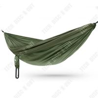 TD® Extérieur double anti-renversement camping adultes enfants balançoire intérieur dormir maison dortoir suspendu chaise camping
