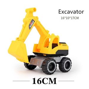 VOITURE - CAMION M excavateur - Voiture jouet de grande taille pour enfants, véhicule d'ingénierie de construction de ville, E